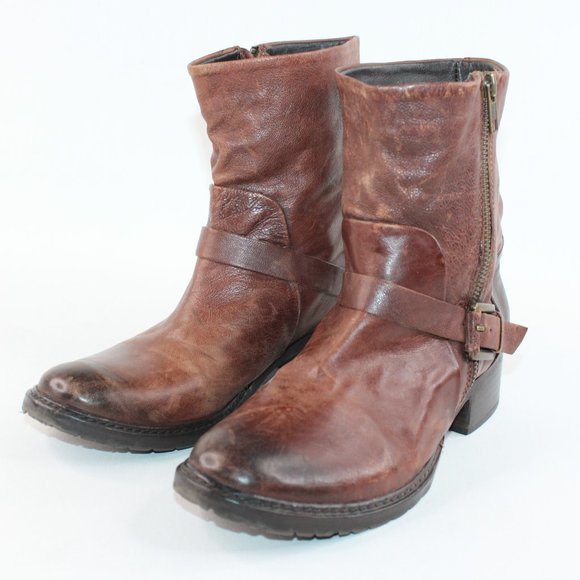 Adam Tucker Me Too Landon4 Leather Ankle Boots #122 - Picture 4 of 12